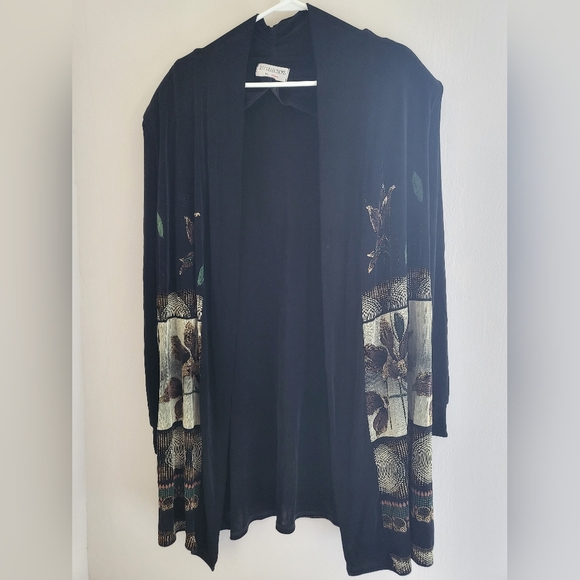 Ls collections by sunu open front size L gold  flowers design. - Picture 2 of 13